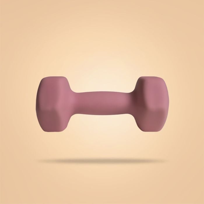 Εξάγωνος αλτήρας από νεοπρένιο - BeastPink 4 kg