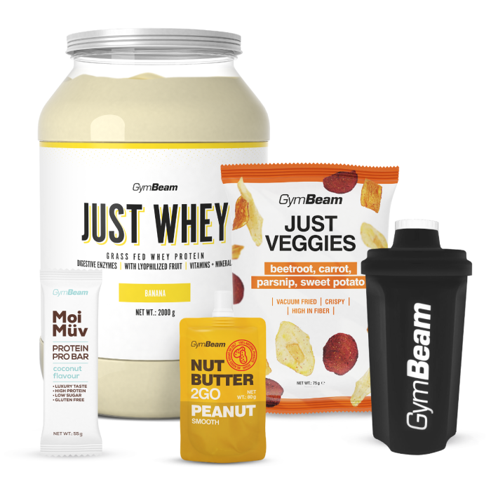 Just Whey Grass-Fed Πρωτεΐνη  – GymBeam 1000 g - Μιλκσεικ Σοκολάτας  - 00