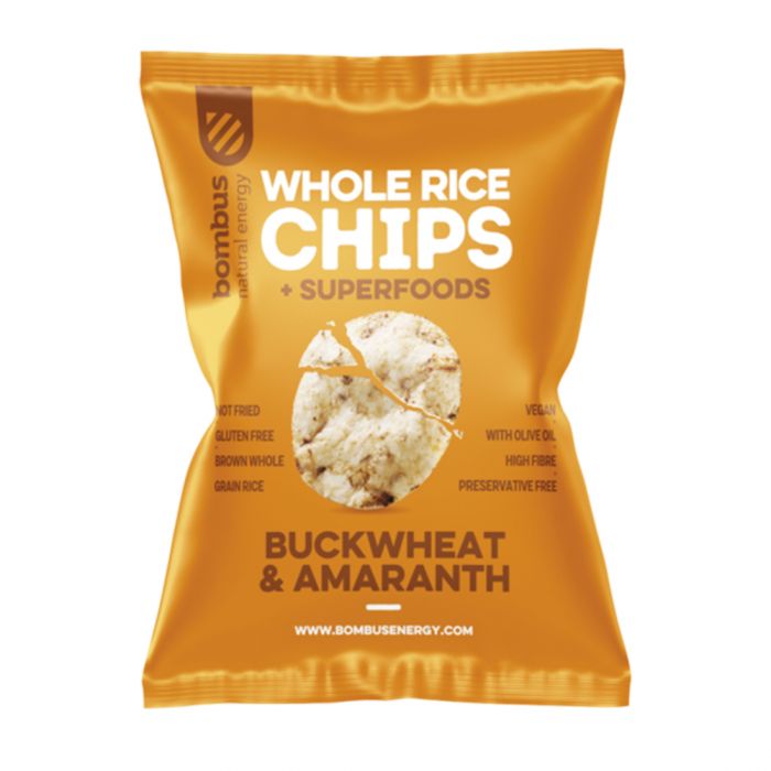 Rice Chips Buckwheat and Amaranth - BOMBUS 