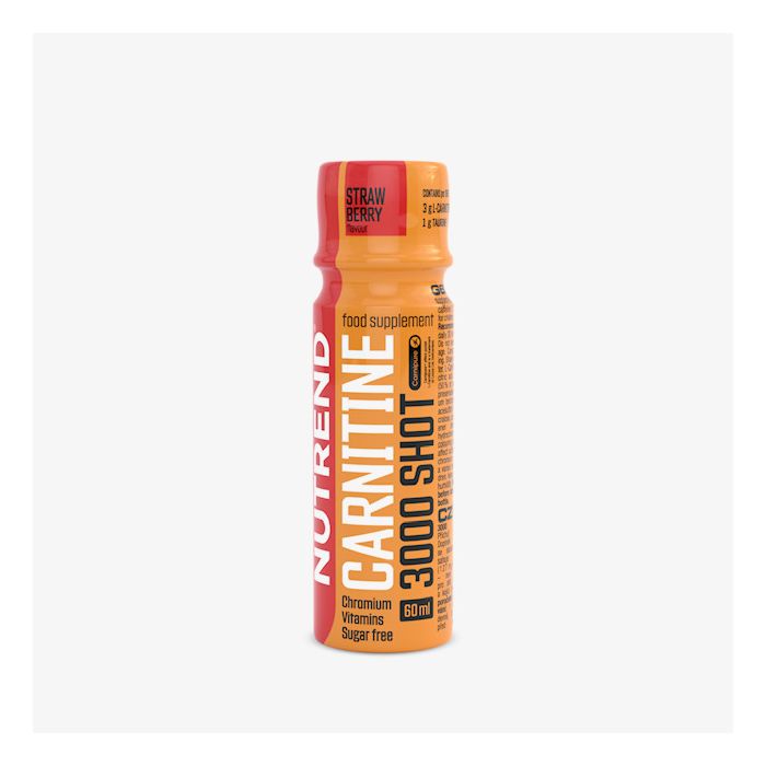 Carnitine 3000 Shot 60 ml - Nutrend 60 ml - Φράουλα
