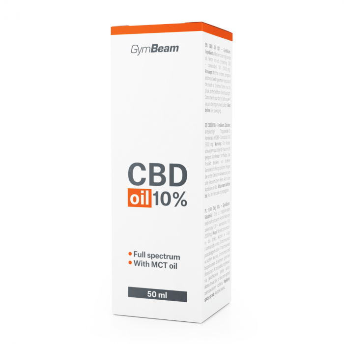 Έλαιο CBD 10% 50 ml – GymBeam 50 ml