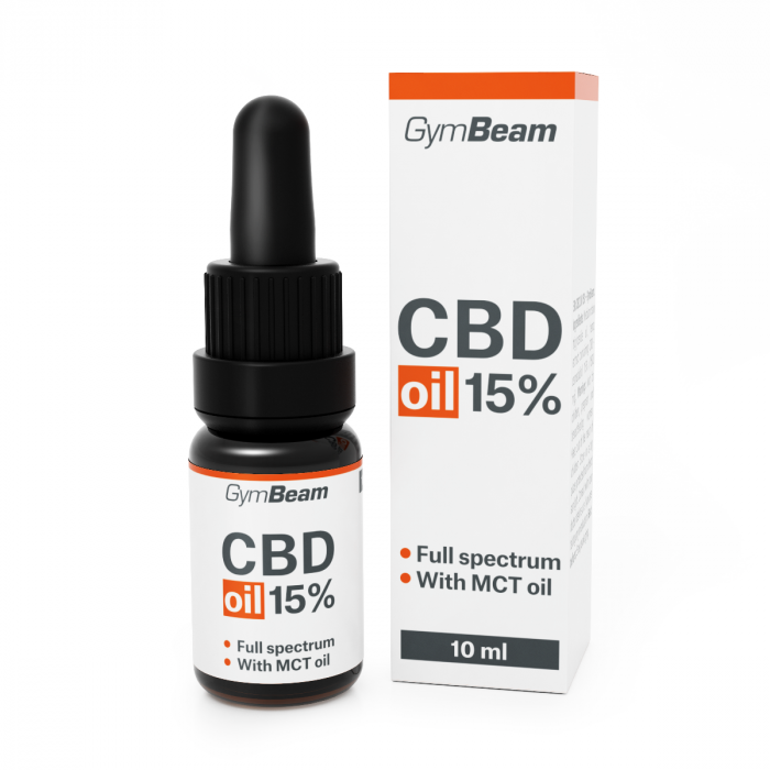 15% Έλαιο CBD 10 ml – GymBeam 10 ml