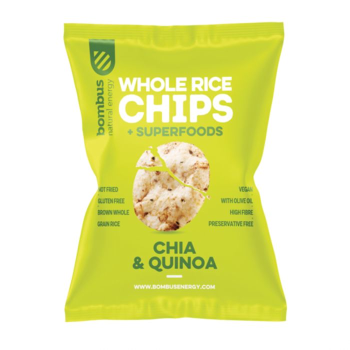 Rice Chips Chia and Quinoa - Bombus