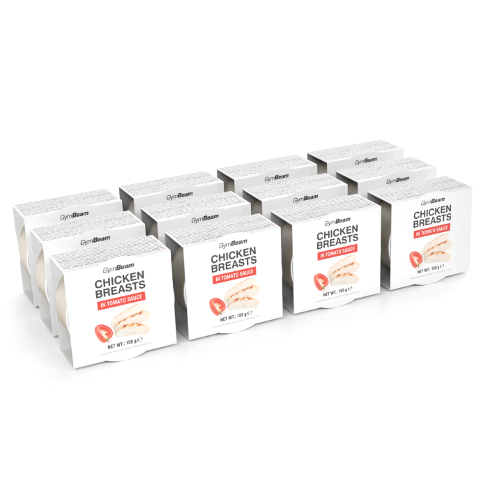 Στήθος κοτόπουλου σε σάλτσα ντομάτας - GymBeam 155 g