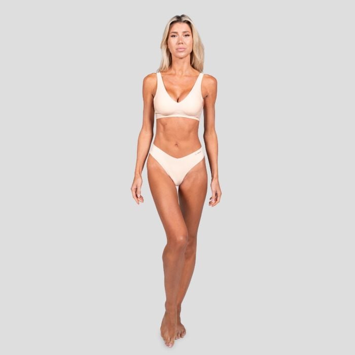 Comfy Εσώρουχο χωρίς Ραφές 3Pack Beige - GymBeam XXL
