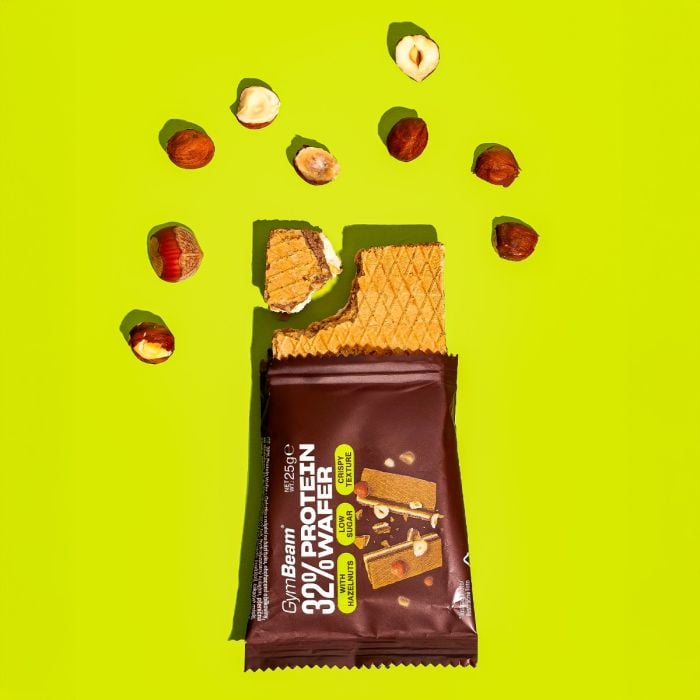 32% Πρωτεϊνική Γκοφρέτα - GymBeam 25 g - 00