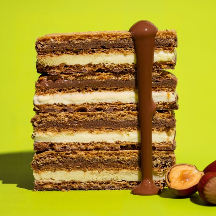 32% Πρωτεϊνική Γκοφρέτα - GymBeam 25 g - 00