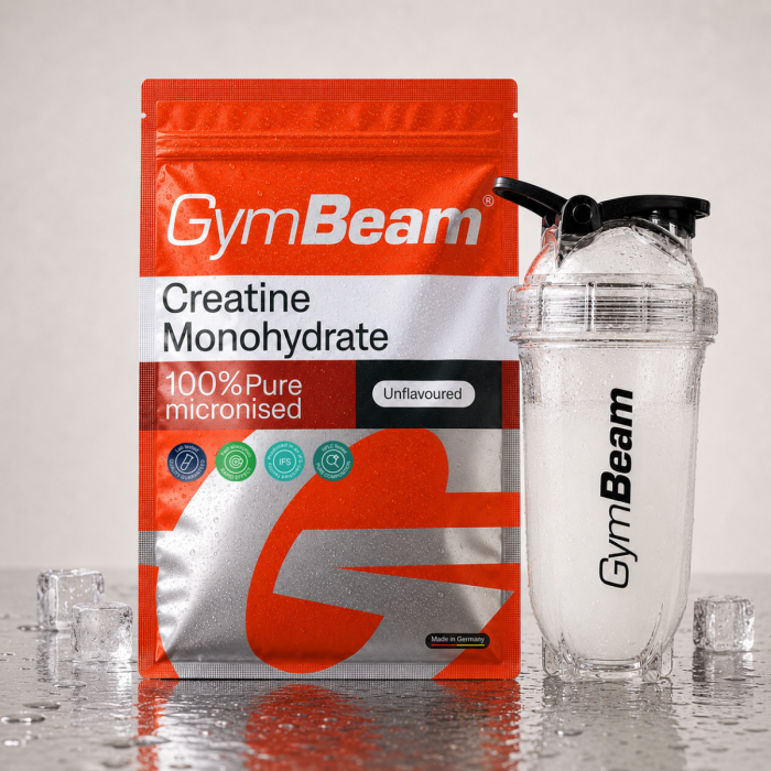 100% Μονοϋδρική Κρεατίνη - GymBeam 250 g - Χωρίς Γεύση - 01
