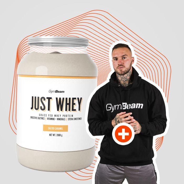 Just Whey Grass-Fed Πρωτεΐνη  – GymBeam 1000 g - Μιλκσεικ Σοκολάτας  - 00