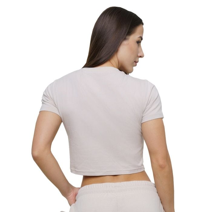 Γυναικείο Agile Cropped T-Shirt Desert- GymBeam L