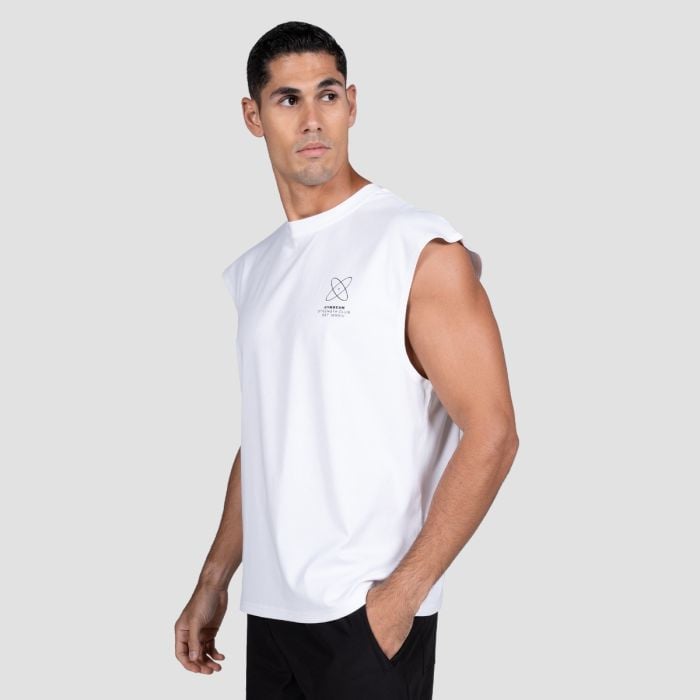 Discipline Tanktop White - GymBeam XL