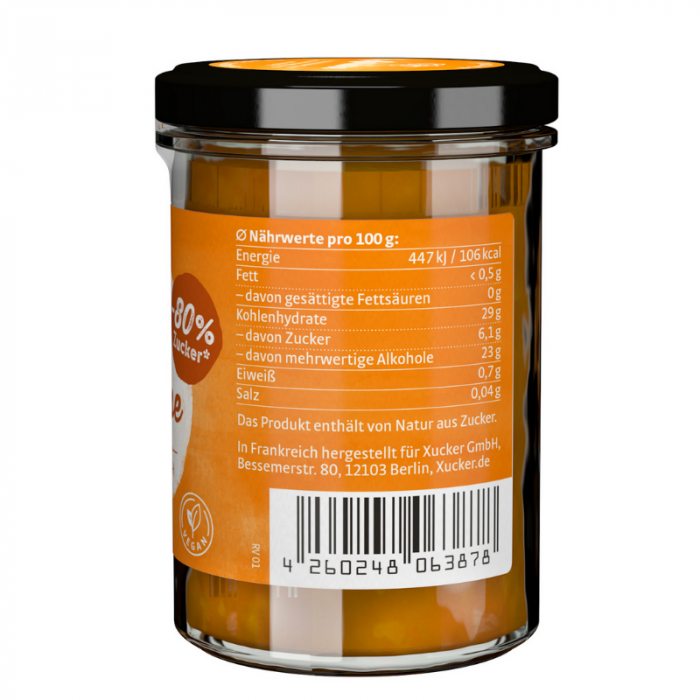 Μαρμελάδα Βερίκοκο - Xucker 220 g