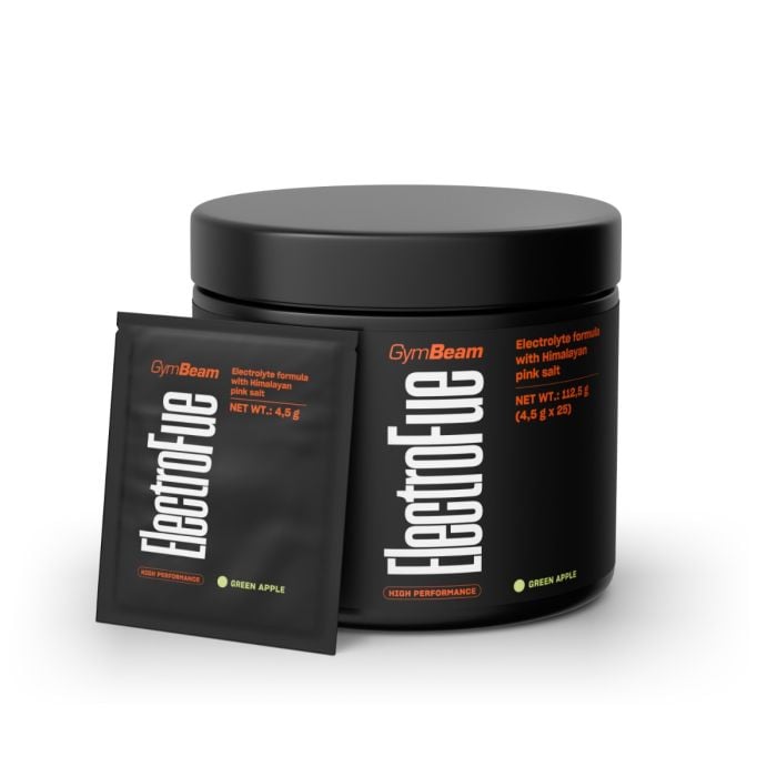 ElectroFue Packs - GymBeam 112,5 g - Πράσινο Μήλο