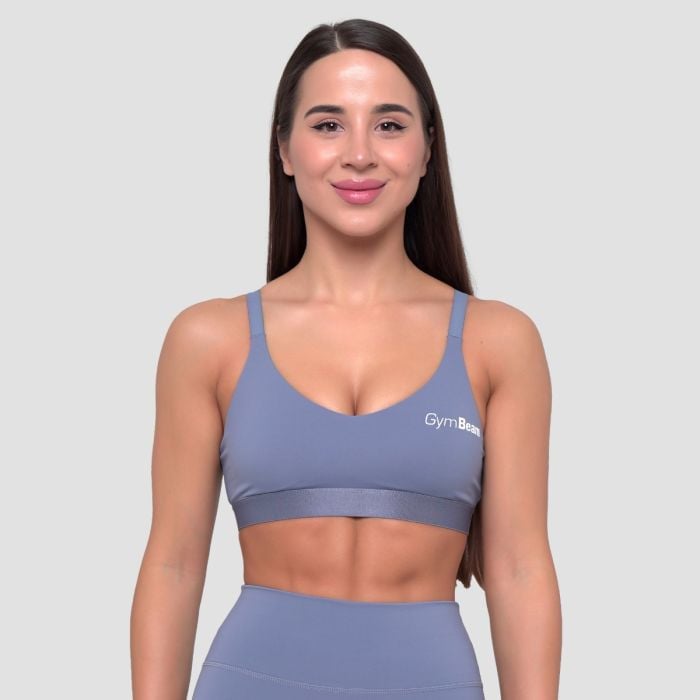 Essence String Sports Bra Denim Blue - GymBeam M