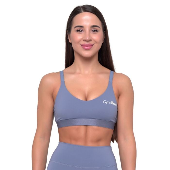 Essence String Sports Bra Denim Blue - GymBeam M