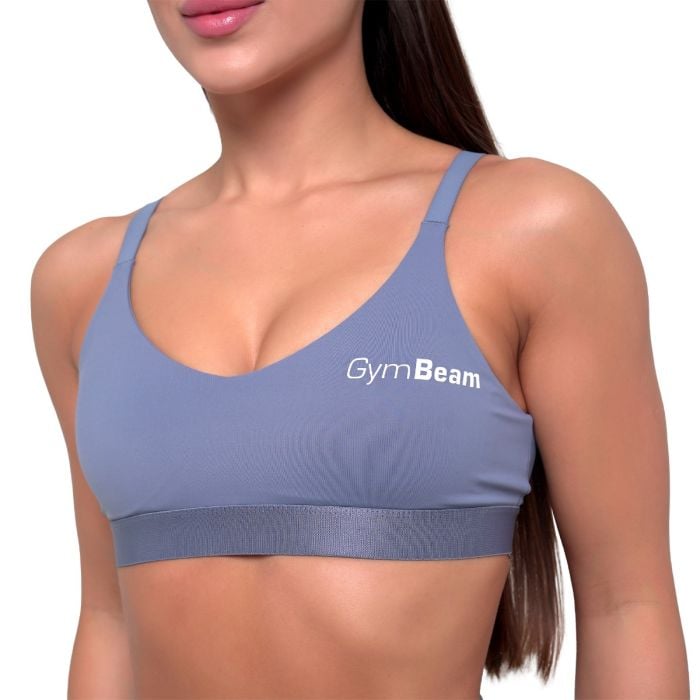 Essence String Sports Bra Denim Blue - GymBeam M
