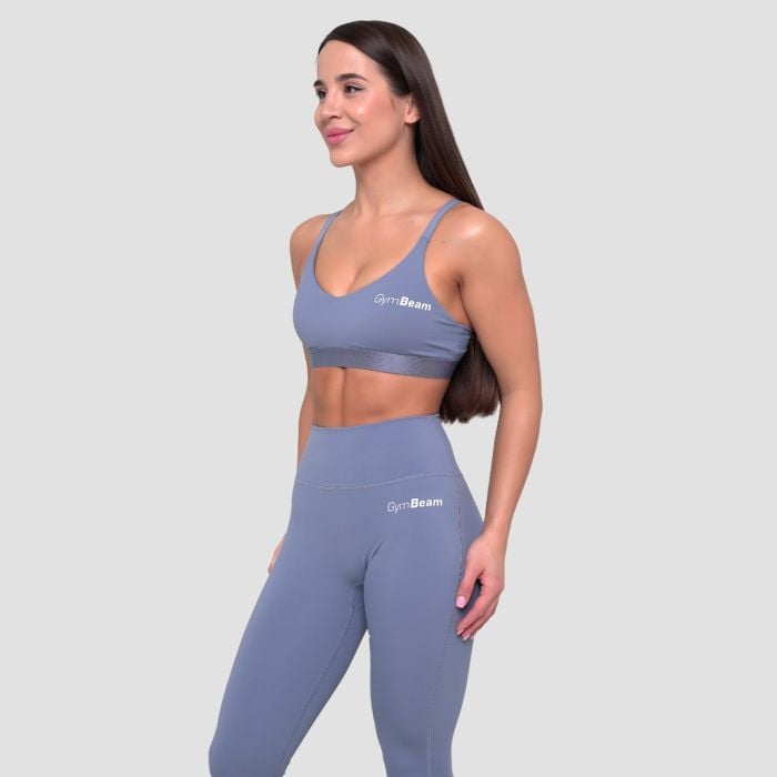 Essence String Sports Bra Denim Blue - GymBeam M