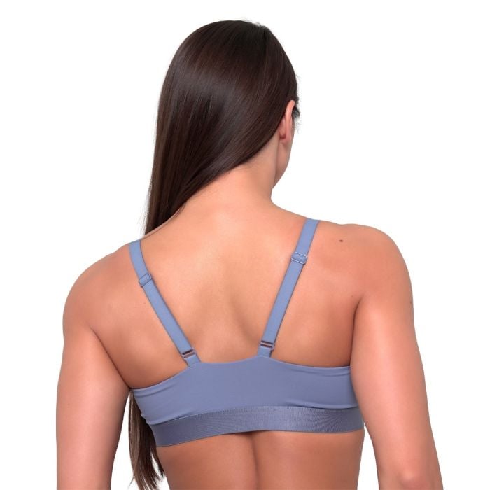 Essence String Sports Bra Denim Blue - GymBeam M