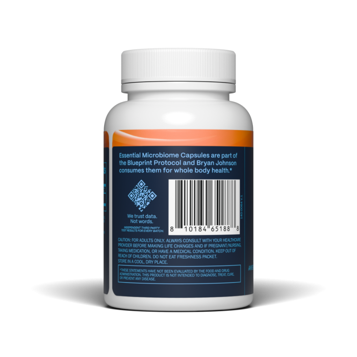 Essential Microbiome - Blueprint by Bryan Johnson 30 καψ.