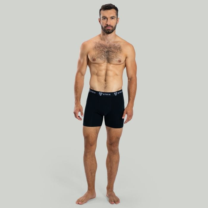Ανδρικά Essential Boxers 2Pack Black- STRIX XL