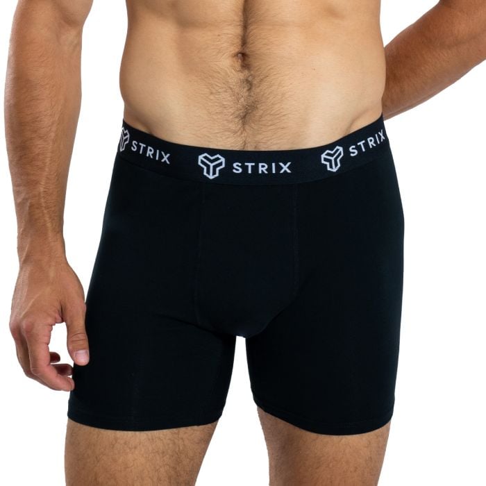 Ανδρικά Essential Boxers 2Pack Black- STRIX XL