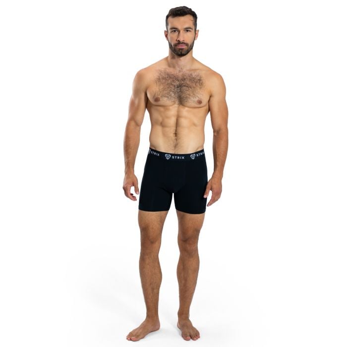 Ανδρικά Essential Boxers 2Pack Black- STRIX XL