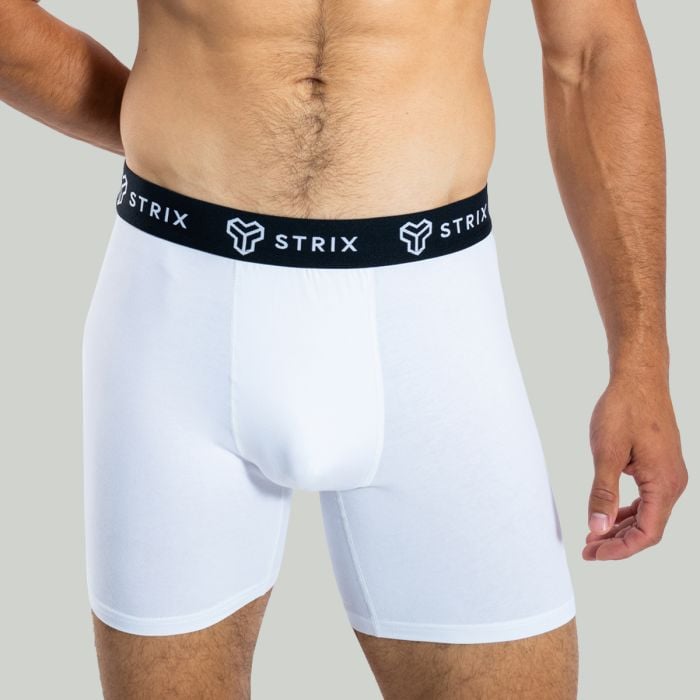 Ανδρικά Essential Boxers 2Pack White - STRIX XL