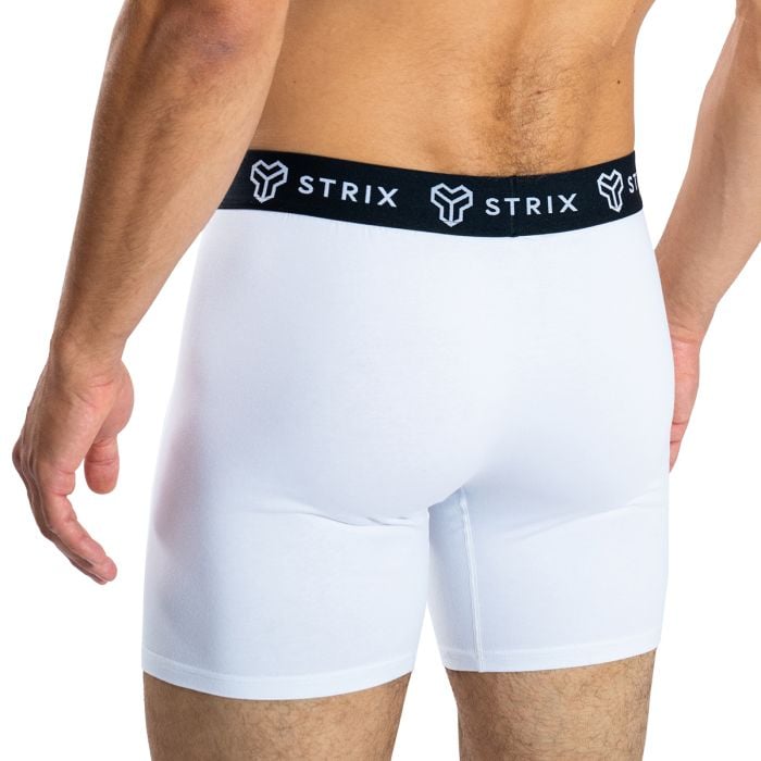 Ανδρικά Essential Boxers 2Pack White - STRIX XL