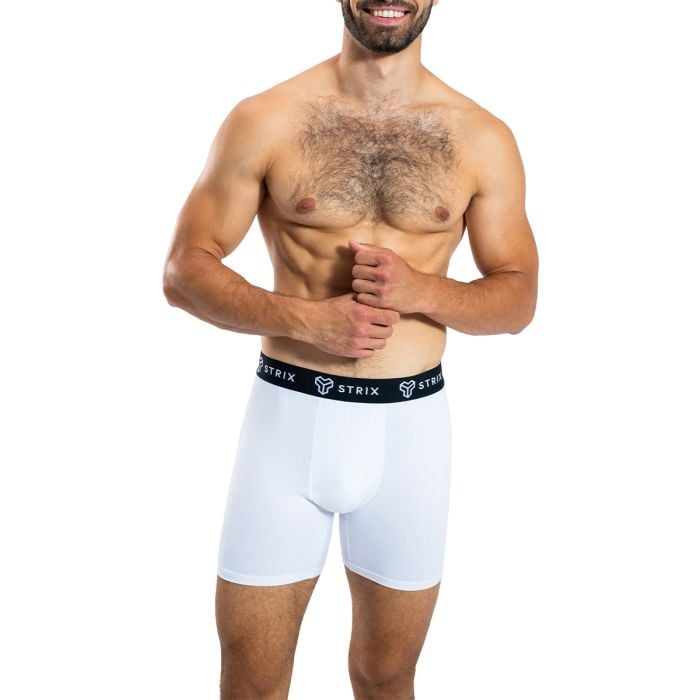 Ανδρικά Essential Boxers 2Pack White - STRIX XL