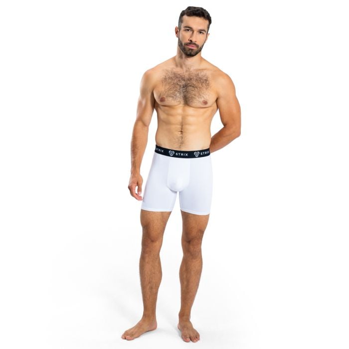 Ανδρικά Essential Boxers 2Pack White - STRIX XL