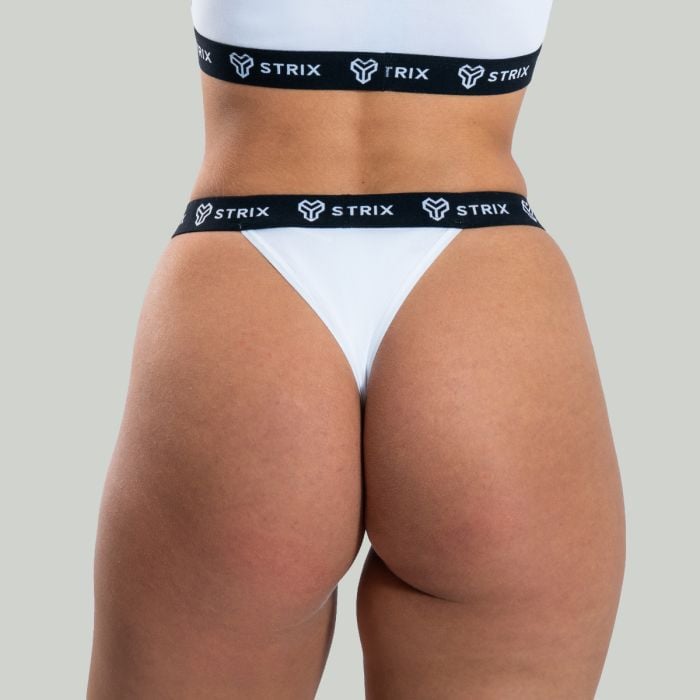 Essential Thongs 2Pack White- STRIX M