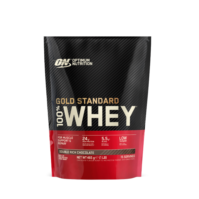100% Whey Gold Standard - Optimum Nutrition 450 g - Διπλή Rich Σοκολάτα