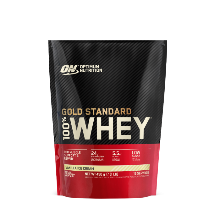 100% Whey Gold Standard - Optimum Nutrition 450 g - Διπλή Rich Σοκολάτα