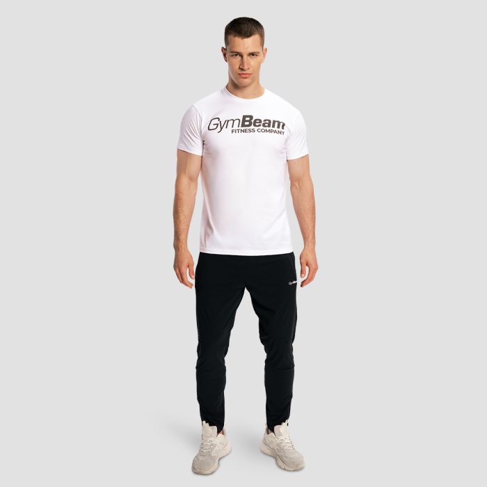 Fitness T-Shirt White - GymBeam XL