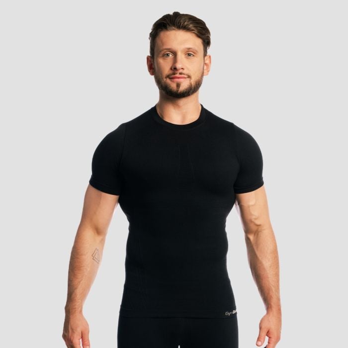 Fuse T-shirt Black - GymBeam L