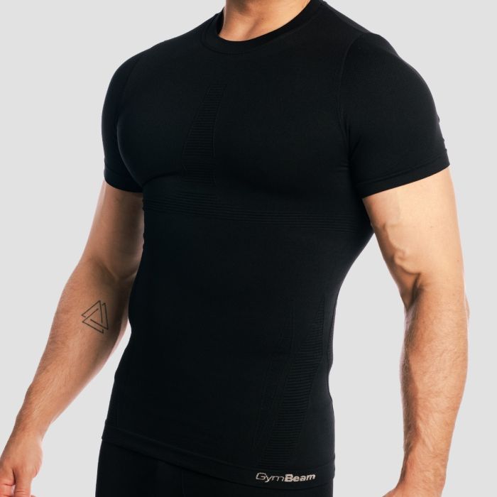 Fuse T-shirt Black - GymBeam L