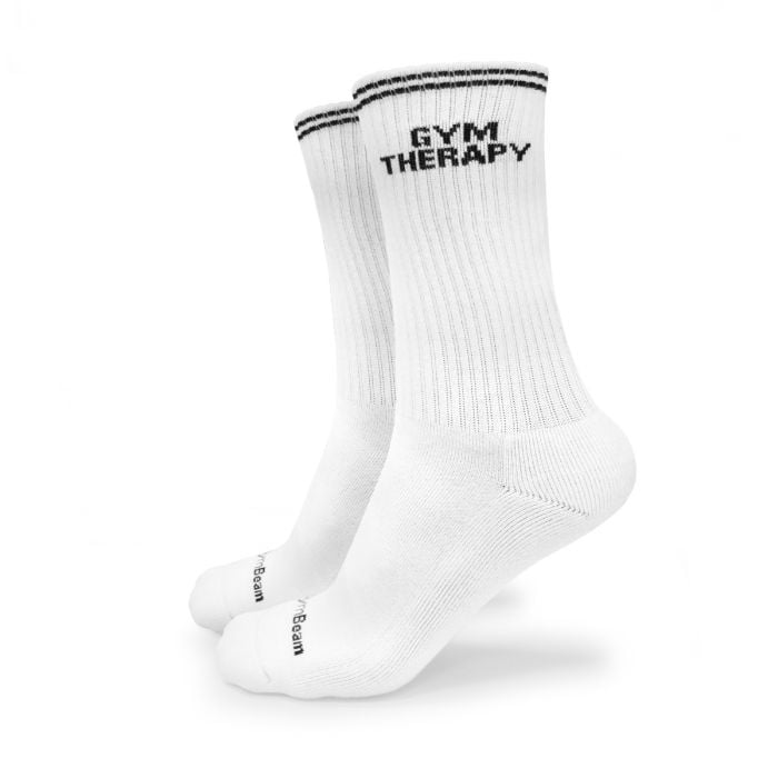 Κάλτσες Gym Therapy White - GymBeam M