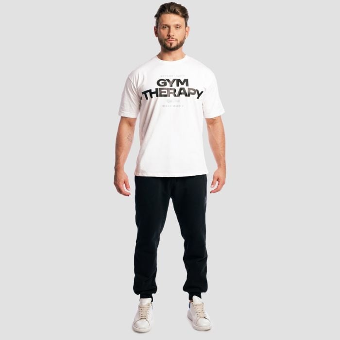 T-Shirt Gym Therapy White - GymBeam XL