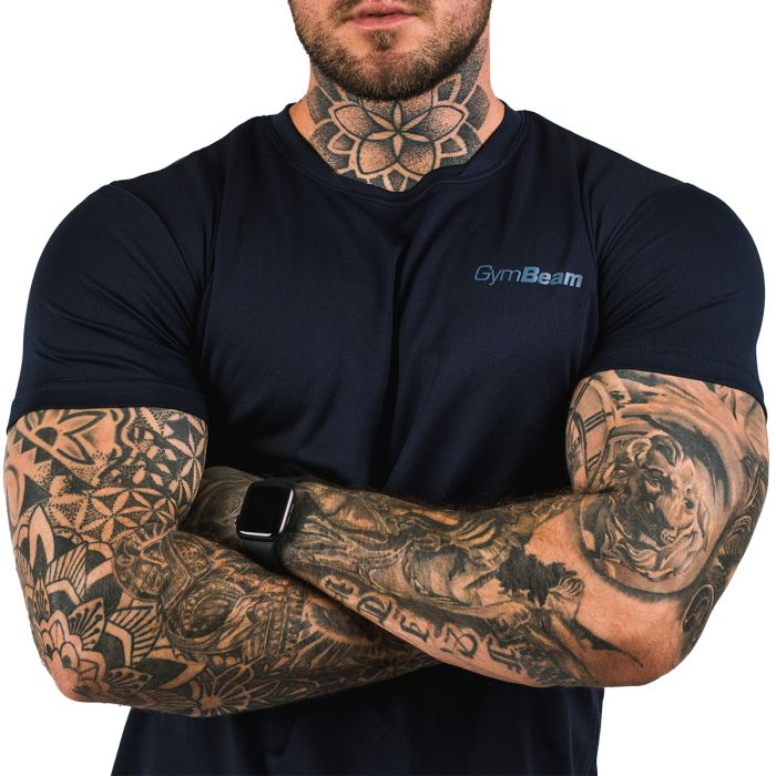 Ανδρικό T-Shirt TRN Navy - GymBeam M