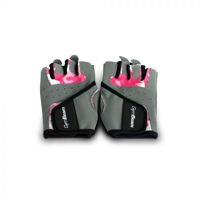 Γυναικεία αθλητικά γάντια Camo Pink - GymBeam