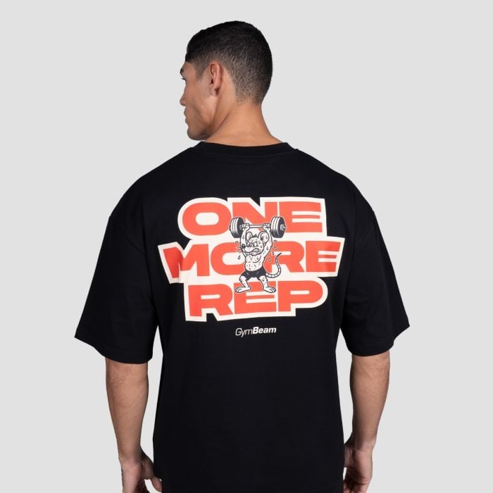 GymRat T-shirt Black - GymBeam XL