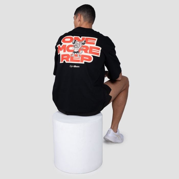 GymRat T-shirt Black - GymBeam XL