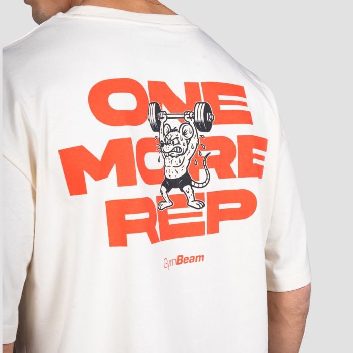 GymRat T-shirt Cream - GymBeam L