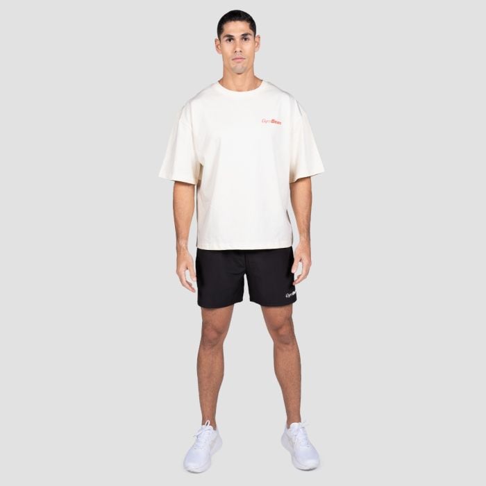 GymRat T-shirt Cream - GymBeam L