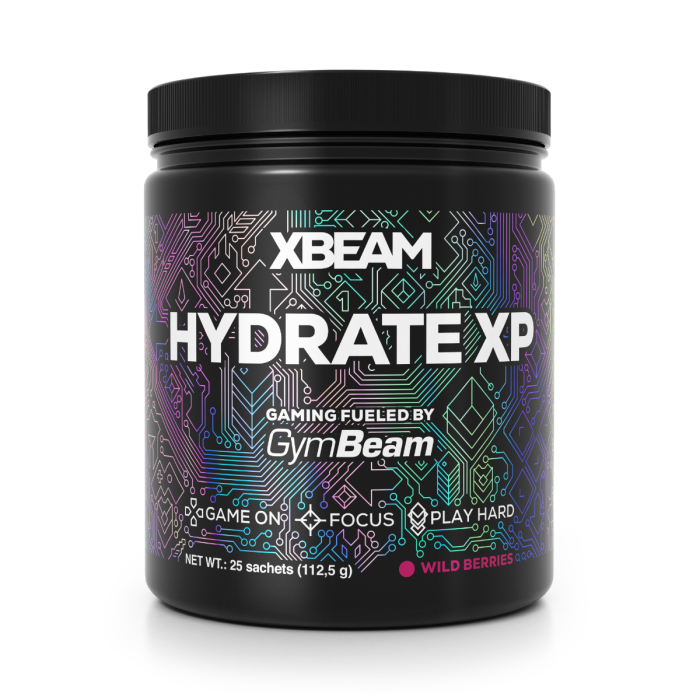 XBEAM Hydrate XP - GymBeam Φράουλα - Ακτινίδιο - 112,5 g