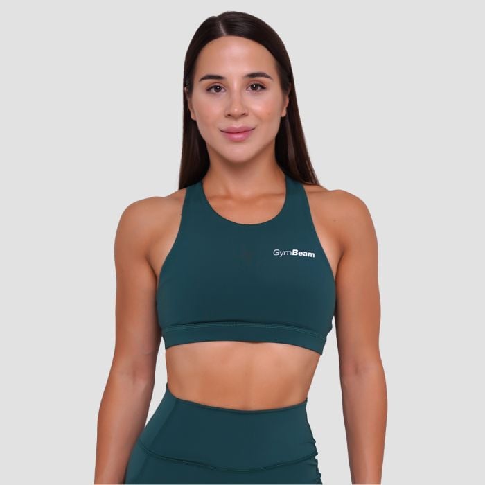Ignite Sports Bra Dark Green - GymBeam S