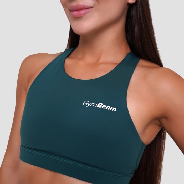 Ignite Sports Bra Dark Green - GymBeam S
