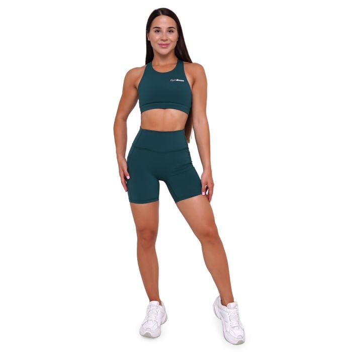 Ignite Sports Bra Dark Green - GymBeam S