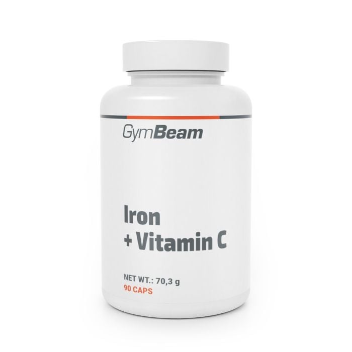 Iron + Vitamin C - GymBeam 90 caps