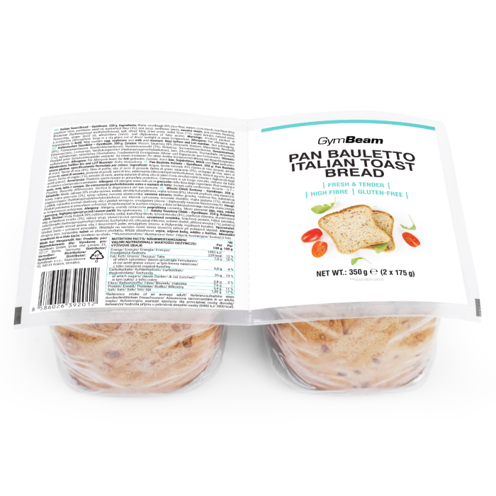 Ιταλικό ψωμί Σάντουιτς - GymBeam 350 g